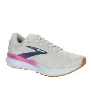 Brooks Women's Ghost 16 Athletic Shoe - Gray and Purple